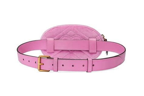 pink velvet gucci belt bag|authentic gucci fanny pack.